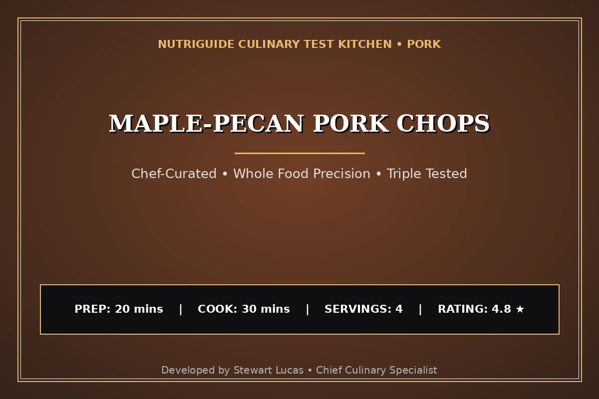Maple-Pecan Pork Chops