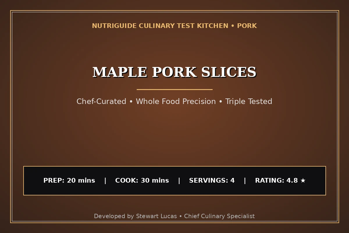 Maple Pork Slices