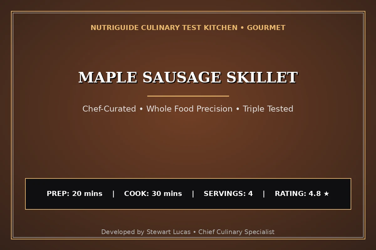 Maple Sausage Skillet