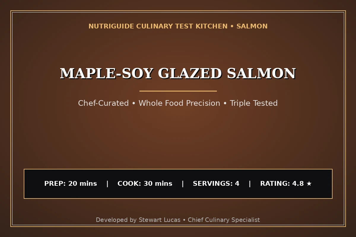 Maple-Soy Glazed Salmon
