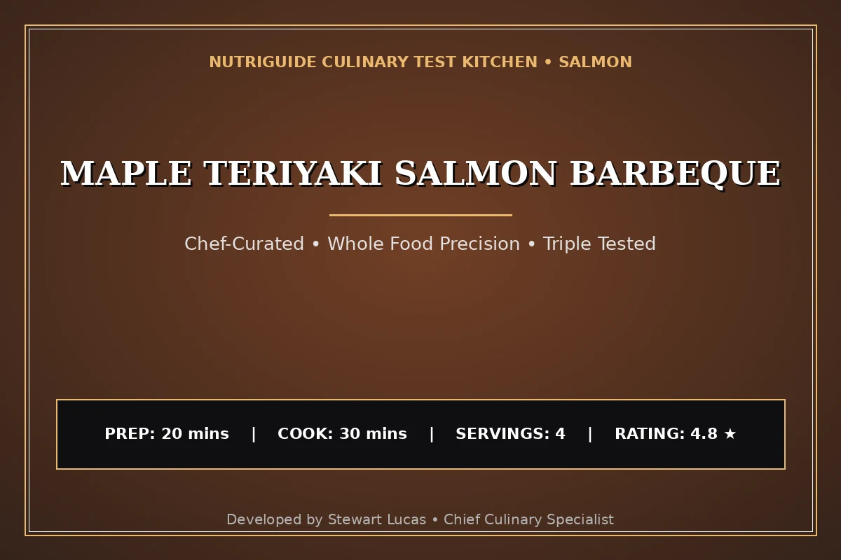 Maple Teriyaki Salmon Barbeque