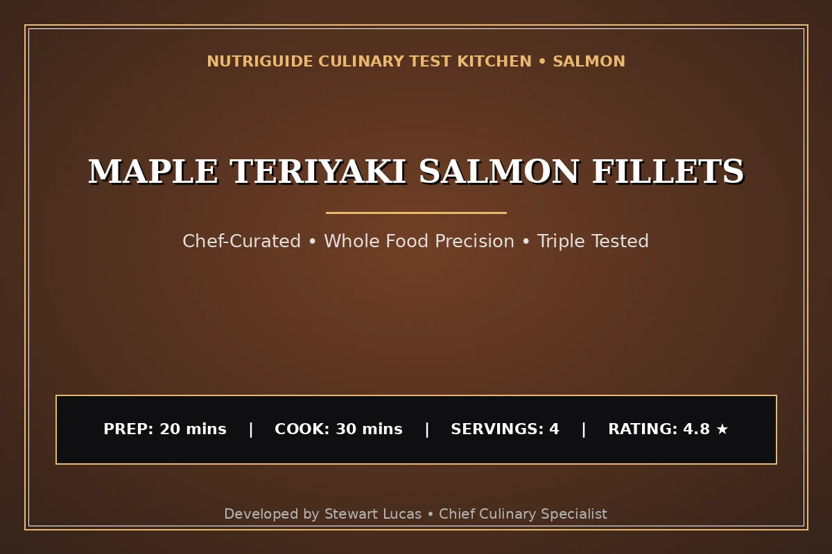 Maple Teriyaki Salmon Fillets