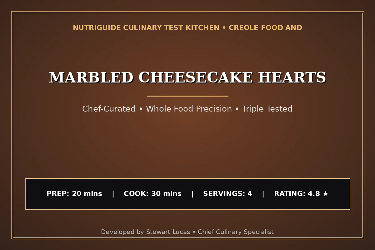 Marbled Cheesecake Hearts