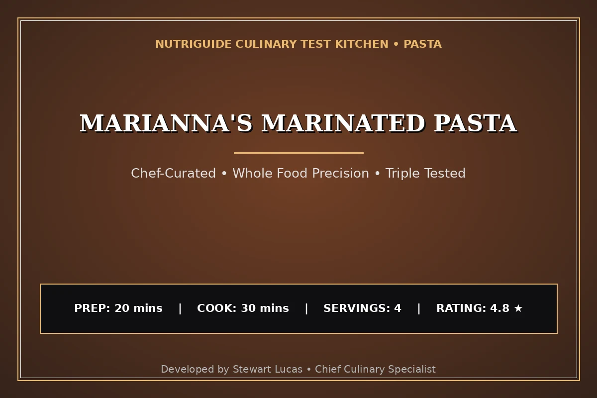 Marianna'S Marinated Pasta