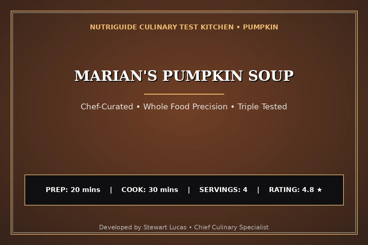 Marian'S Pumpkin Soup
