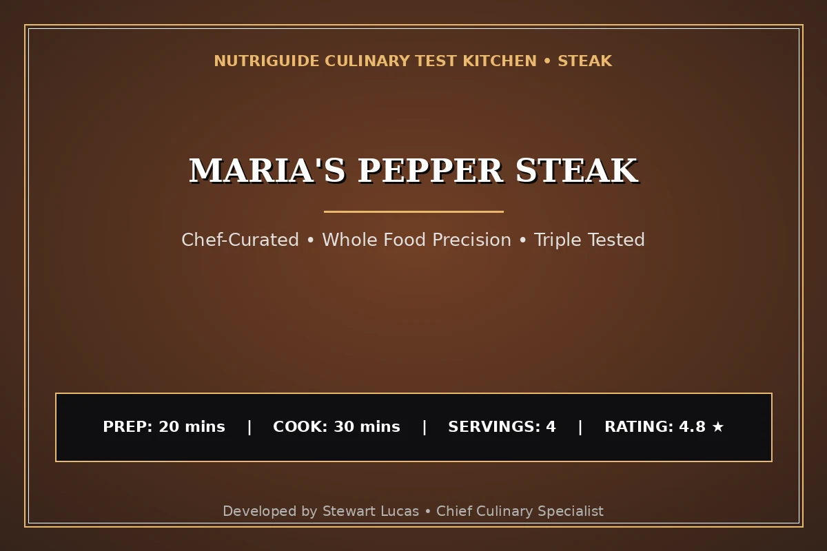 Maria'S Pepper Steak