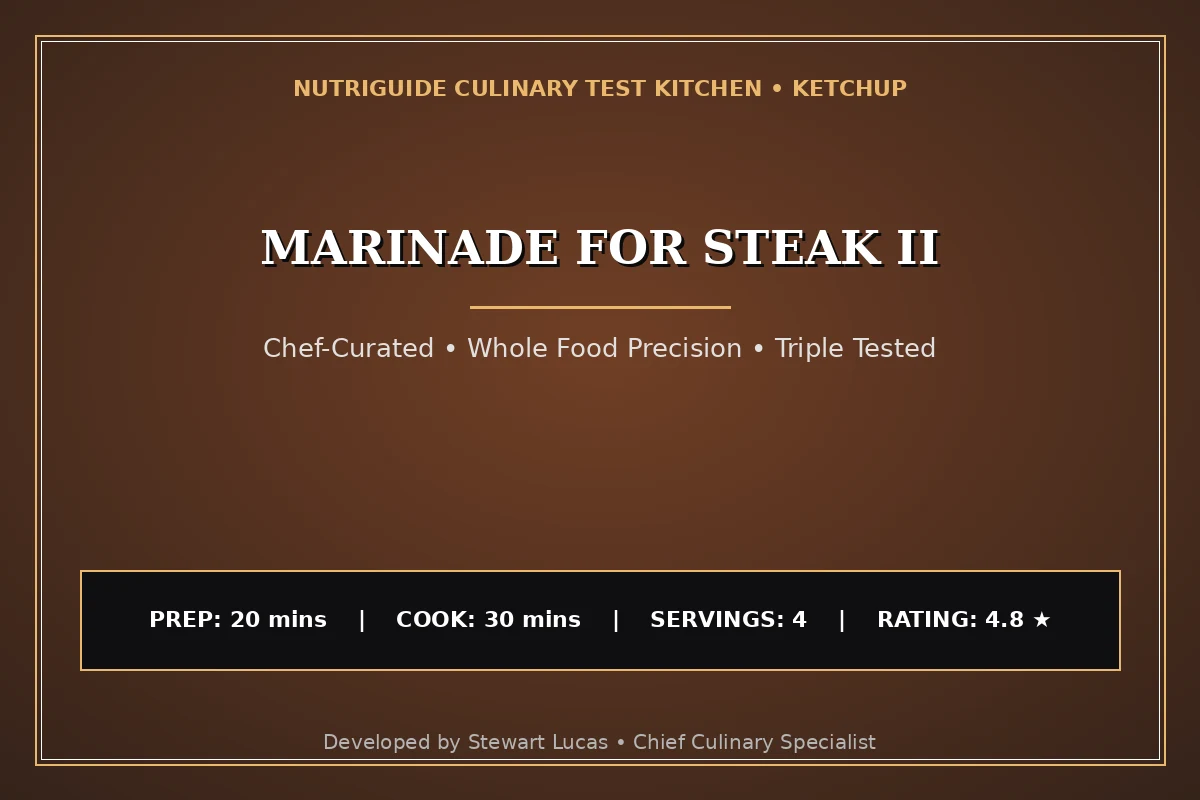 Marinade For Steak Ii
