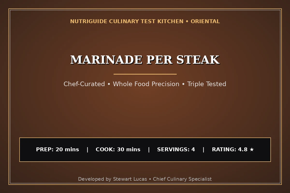 Marinade Per Steak