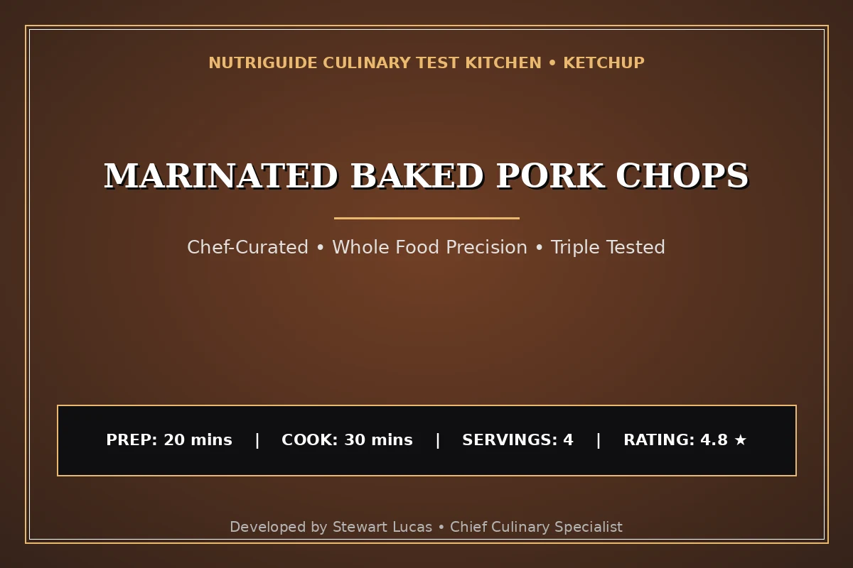 Marinated Baked Pork Chops