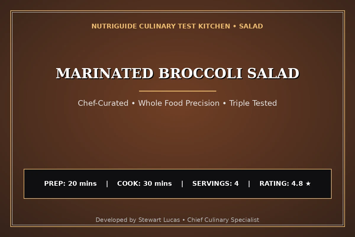 Marinated Broccoli Salad