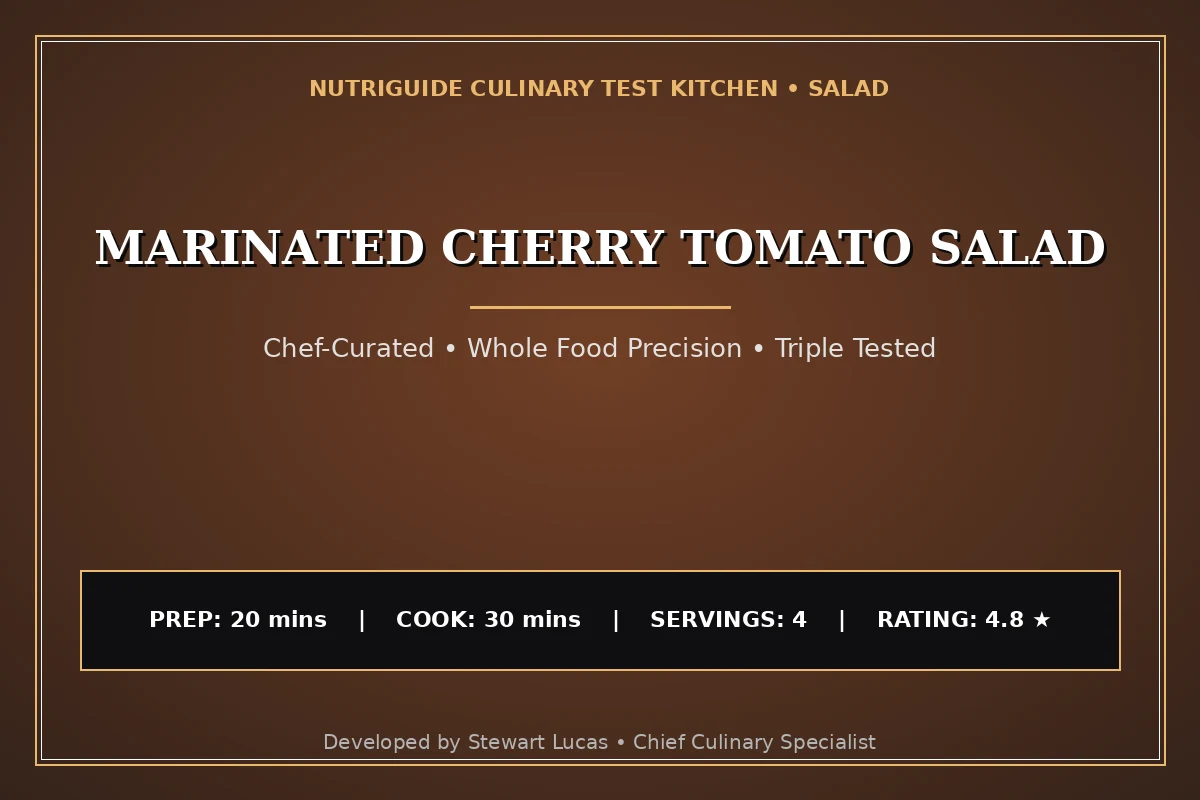 Marinated Cherry Tomato Salad