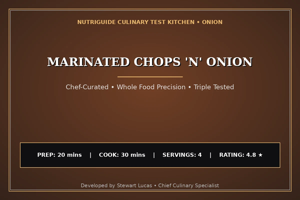 Marinated Chops 'N' Onion