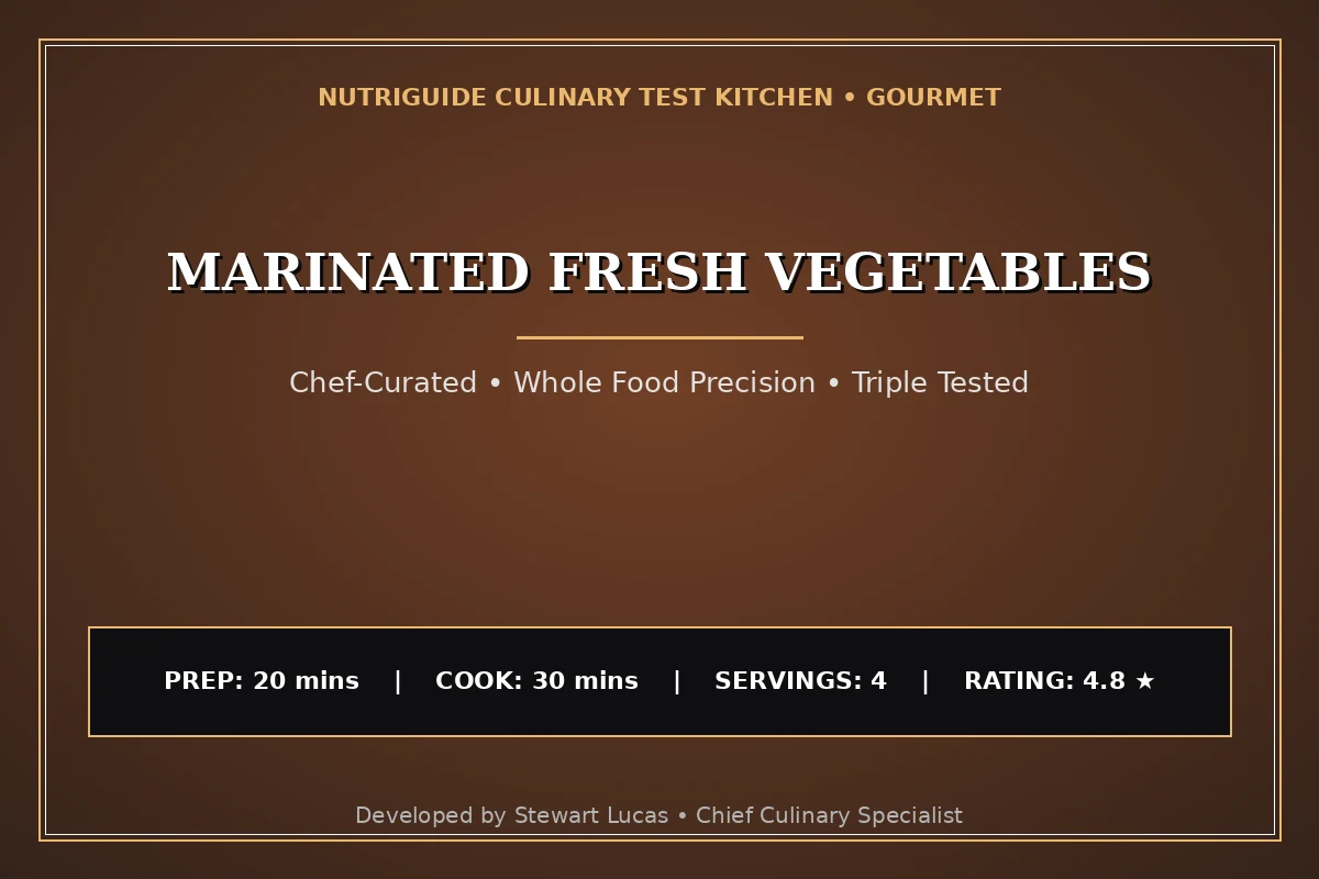 Marinated Fresh Vegetables