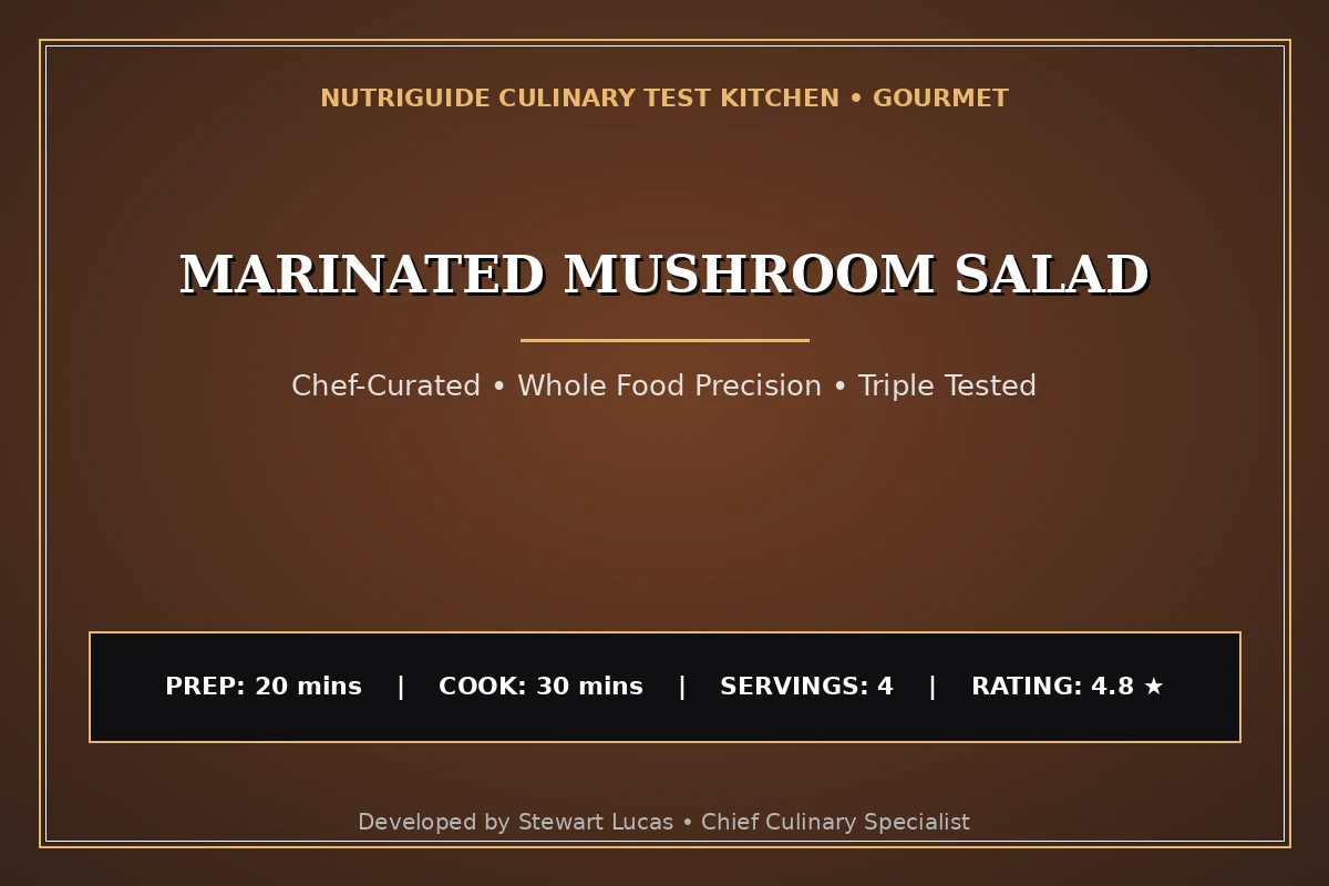 Marinated Mushroom Salad