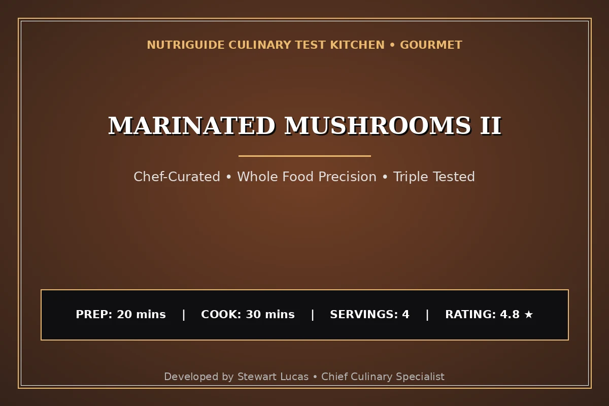 Marinated Mushrooms Ii