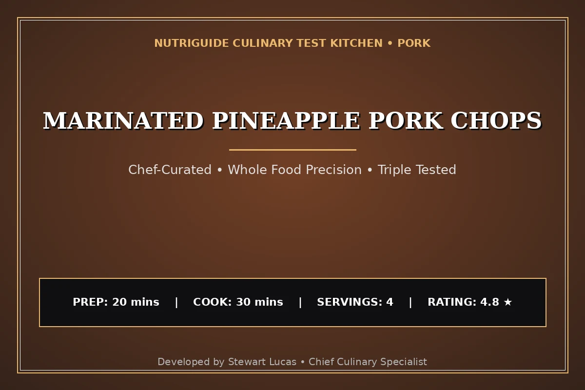 Marinated Pineapple Pork Chops