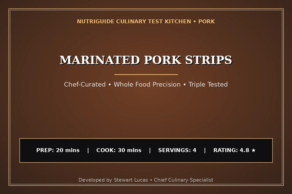 Marinated Pork Strips