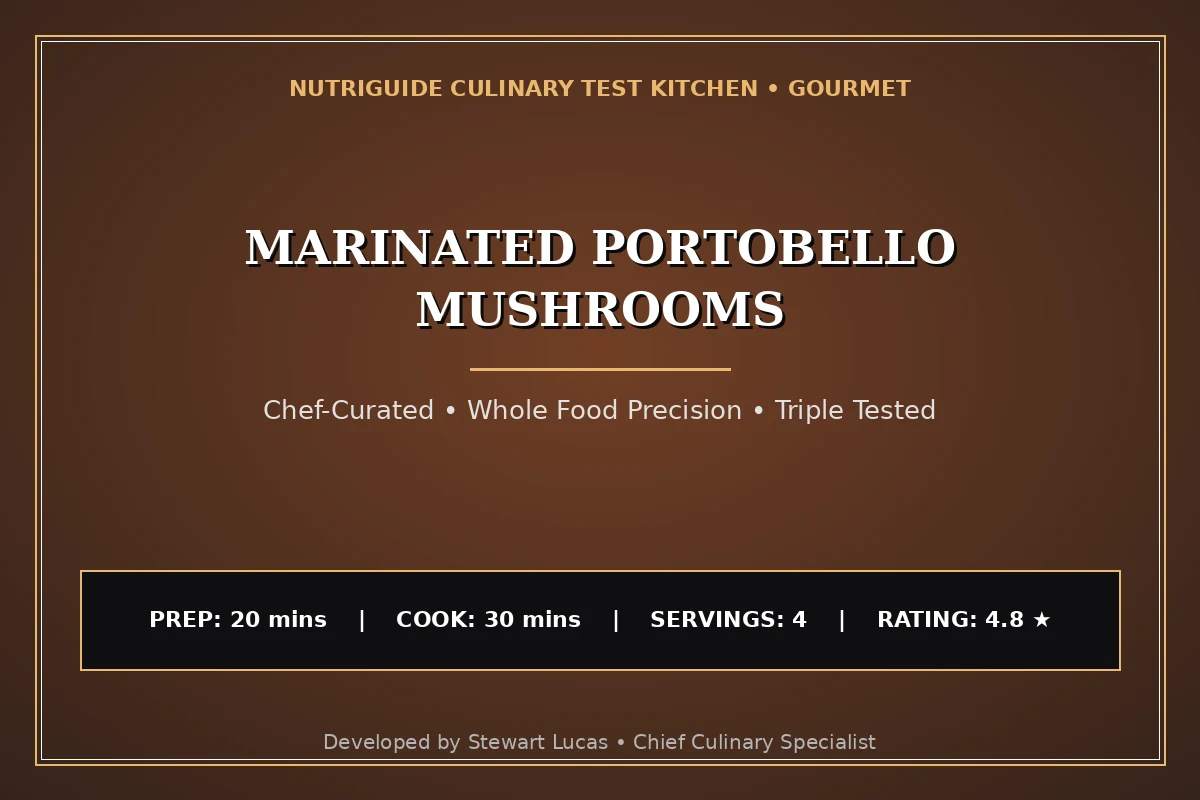 Marinated Portobello Mushrooms