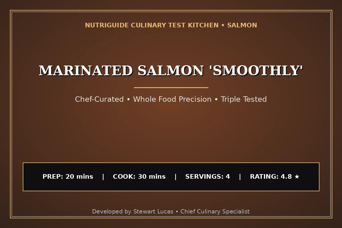 Marinated Salmon 'Smoothly'