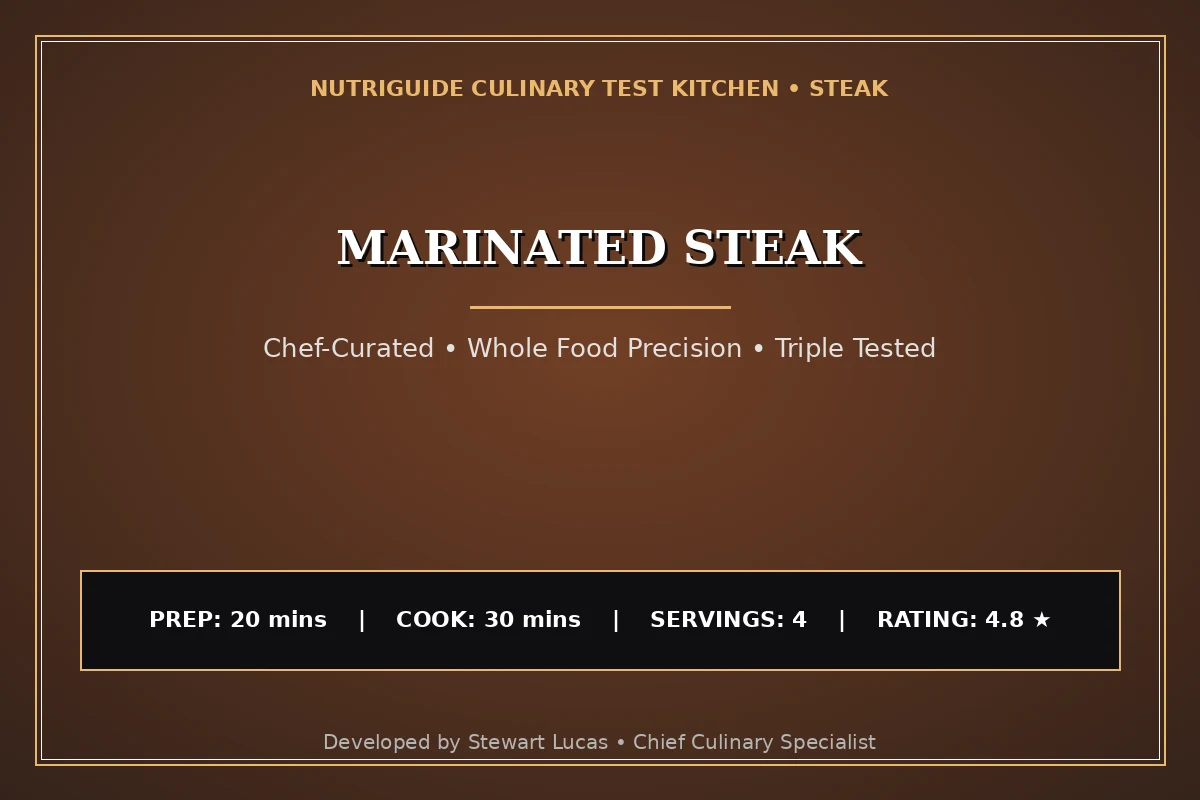 Marinated Steak