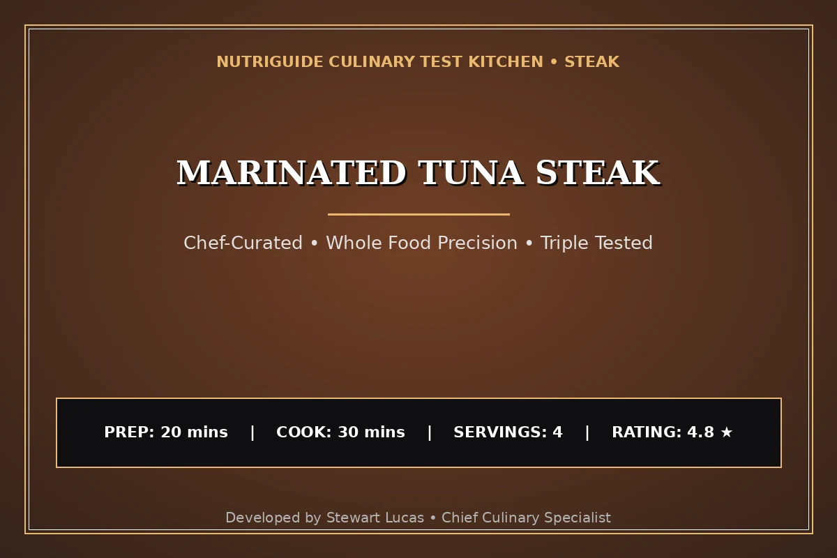 Marinated Tuna Steak