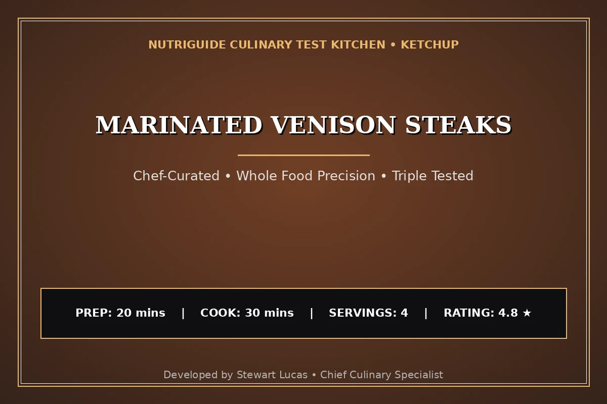 Marinated Venison Steaks