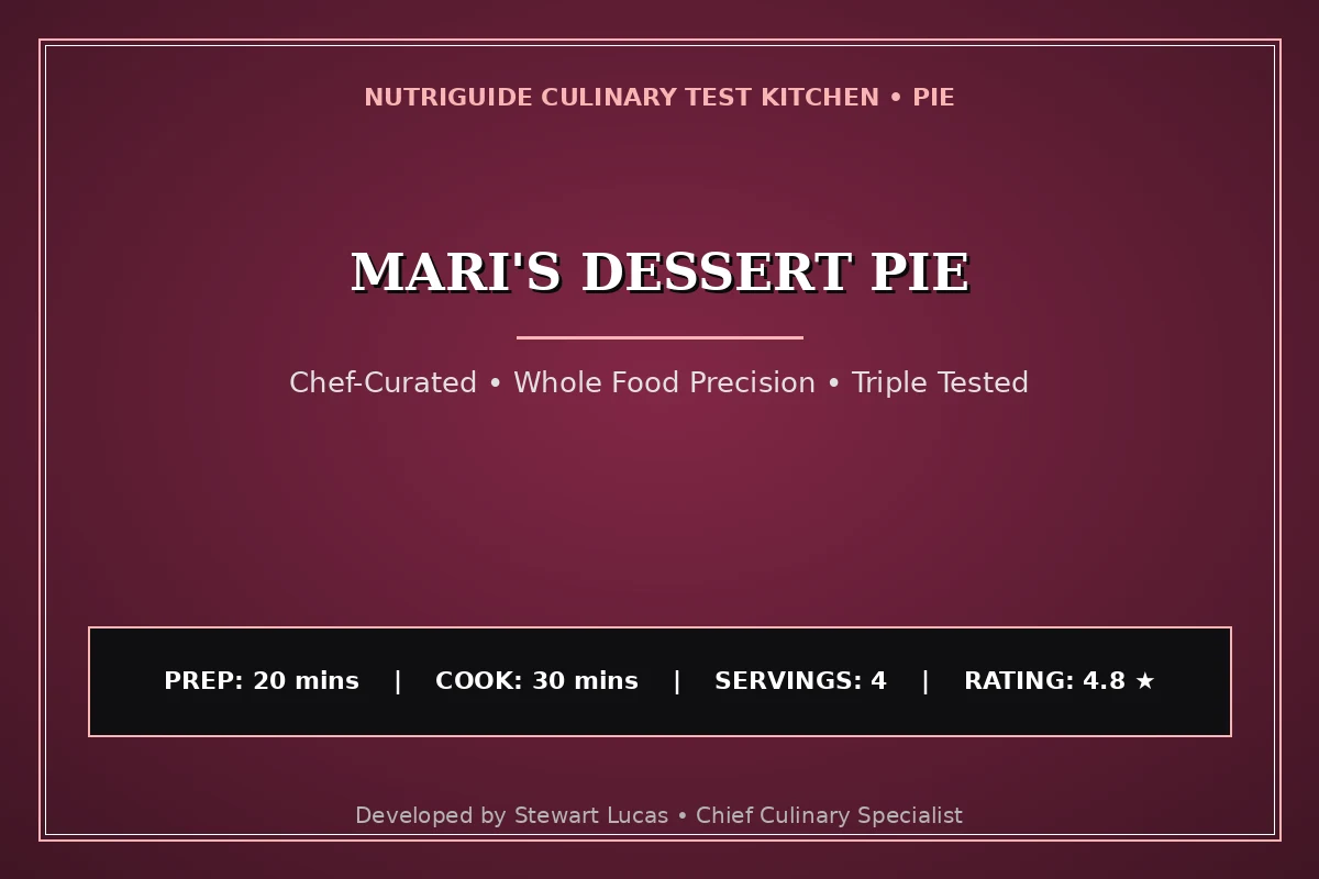 Mari'S Dessert Pie