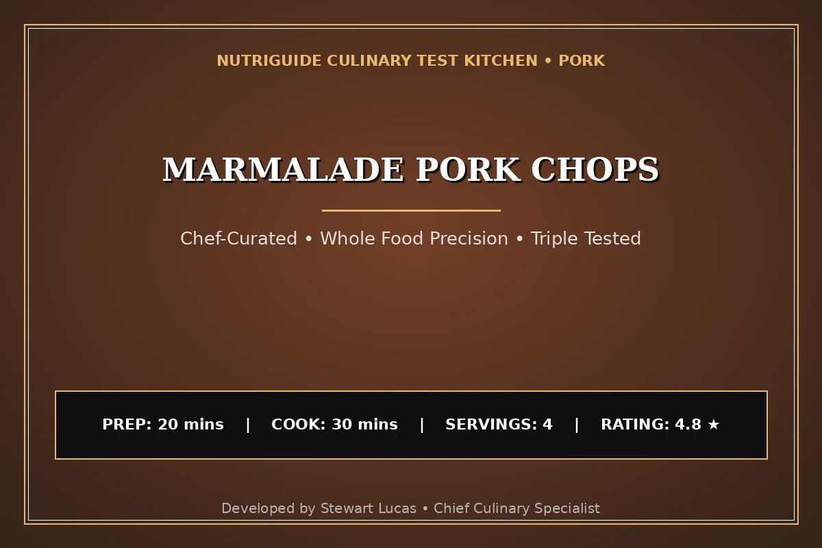 Marmalade Pork Chops