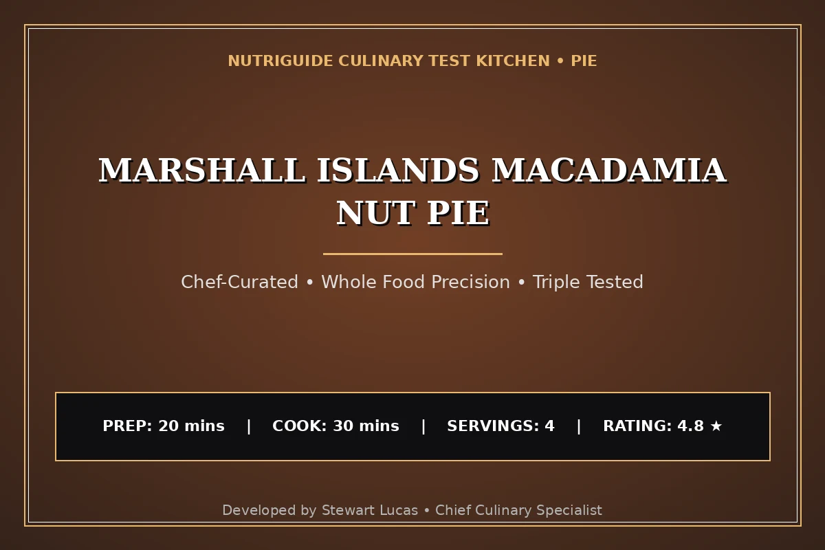 Marshall Islands Macadamia Nut Pie