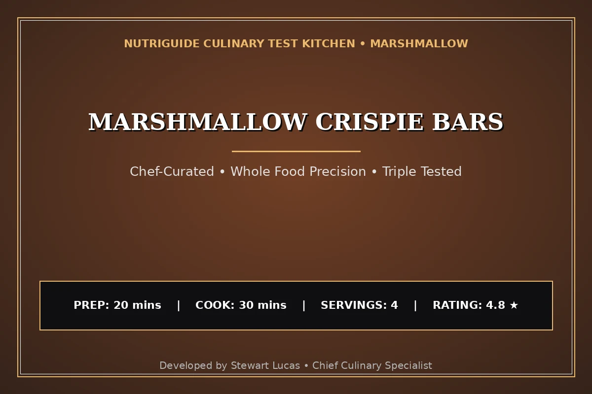 Marshmallow Crispie Bars