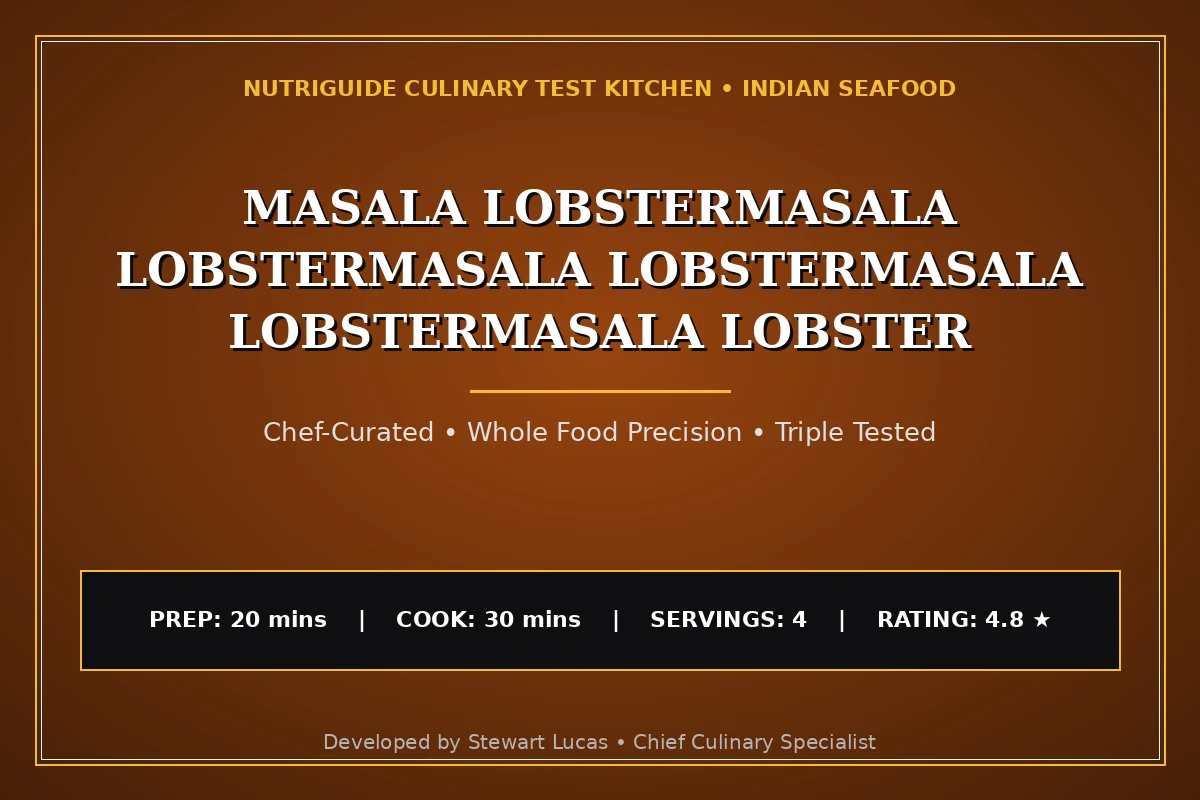 Masala Lobstermasala Lobstermasala Lobstermasala Lobstermasala Lobster