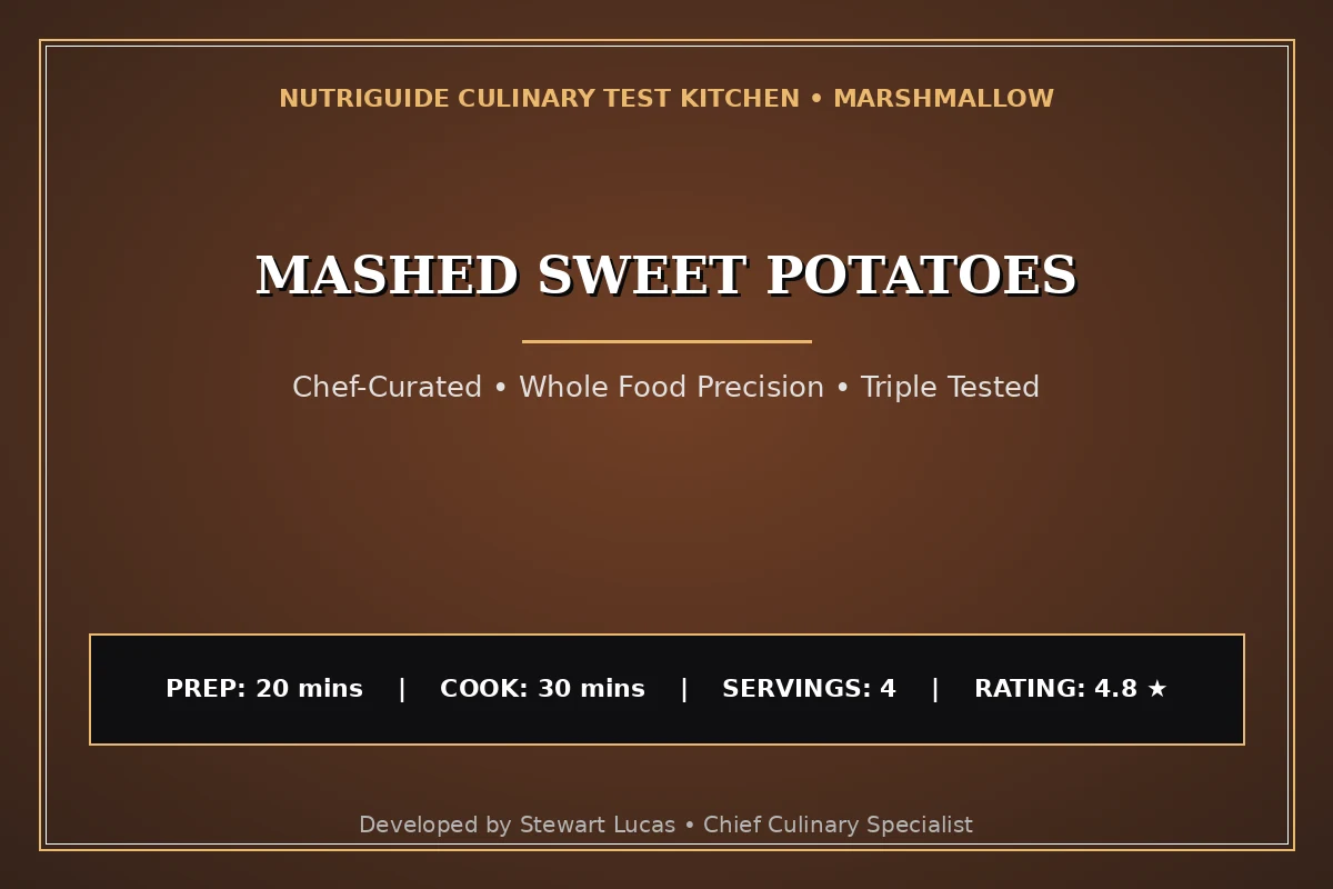 Mashed Sweet Potatoes
