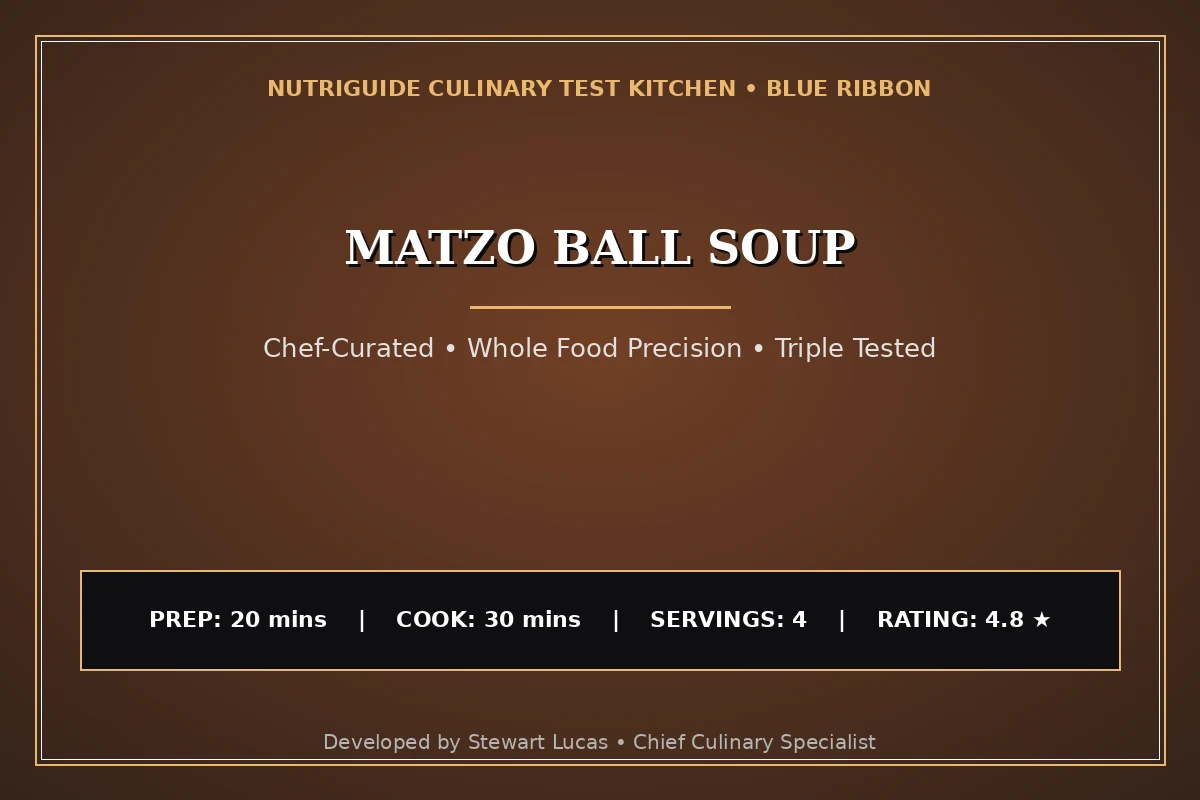 Matzo Ball Soup