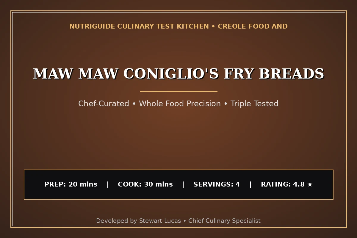 Maw Maw Coniglio'S Fry Breads