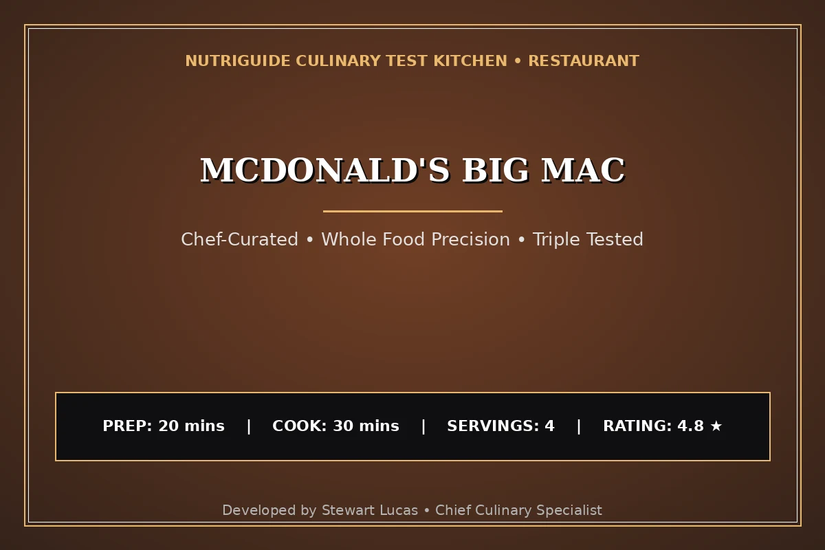 Mcdonald'S Big Mac