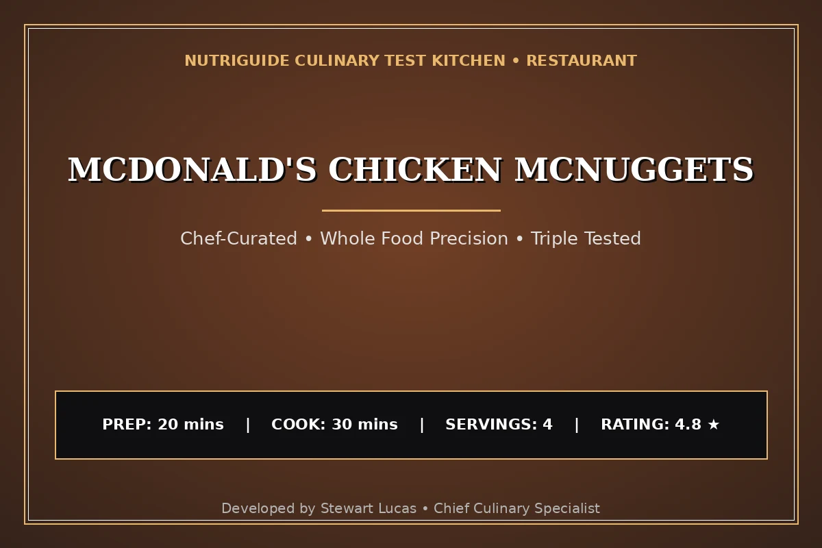 Mcdonald'S Chicken Mcnuggets