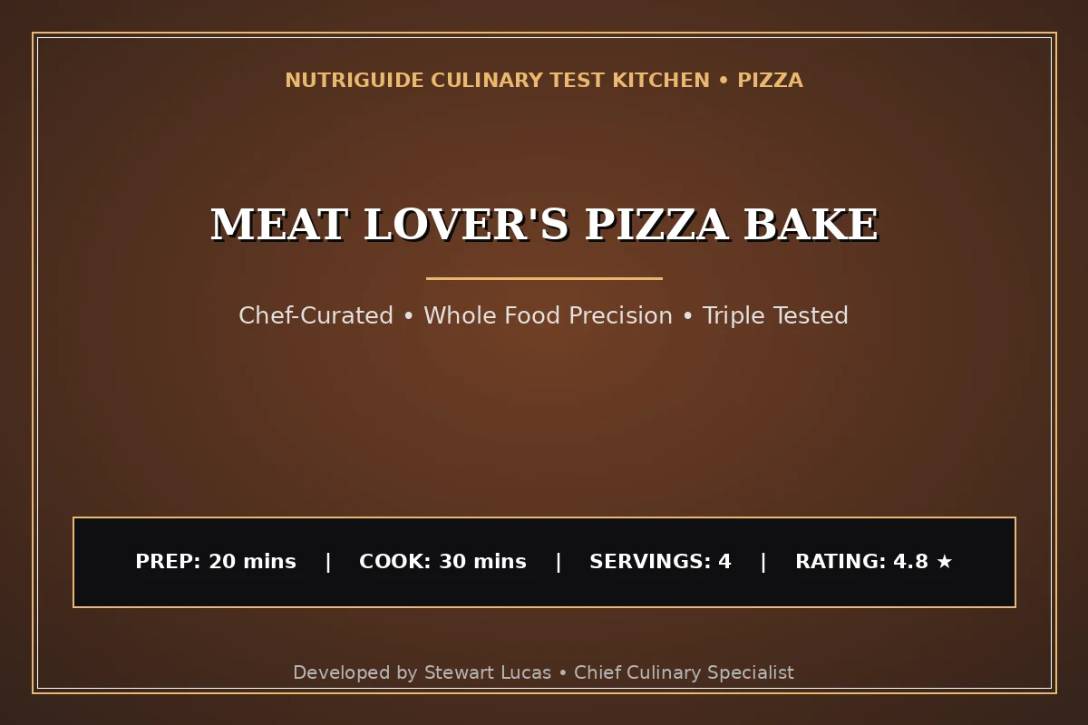 Meat Lover'S Pizza Bake