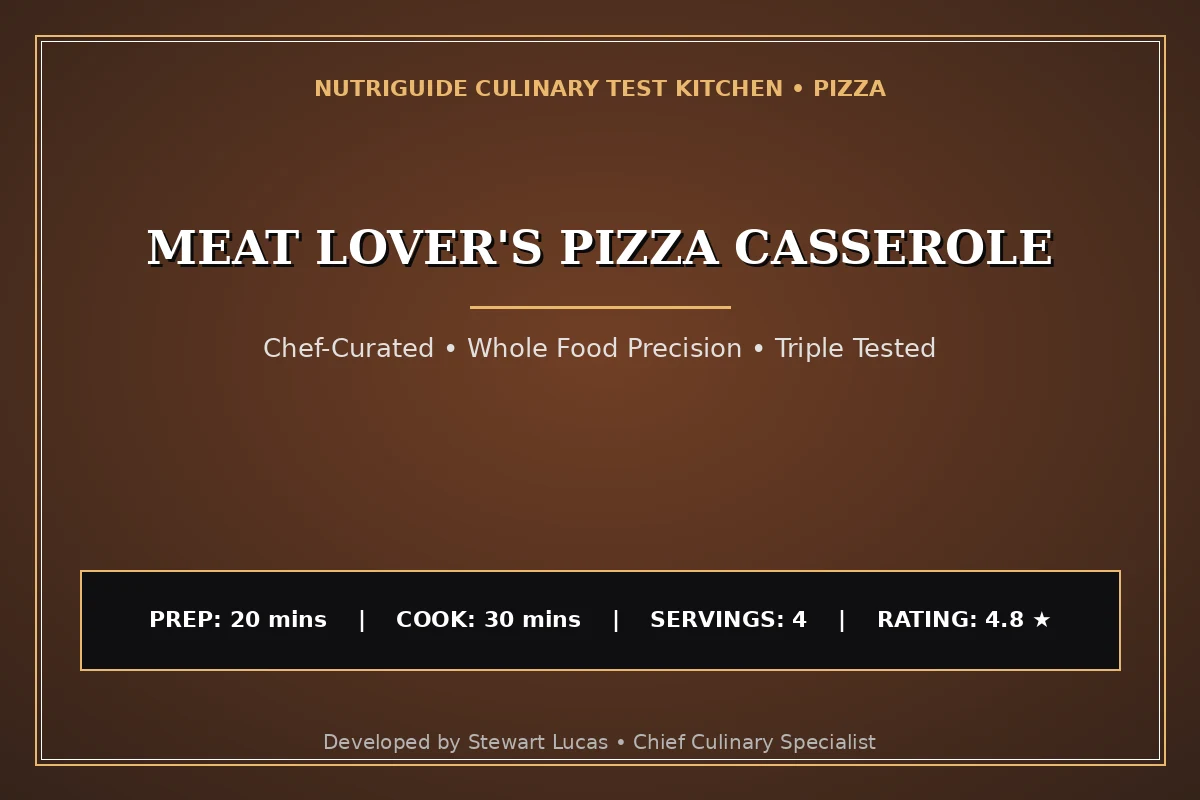 Meat Lover'S Pizza Casserole
