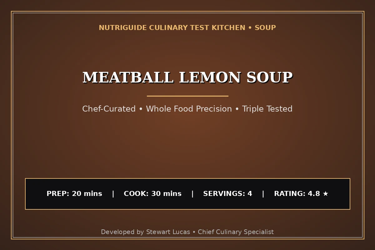 Meatball Lemon Soup