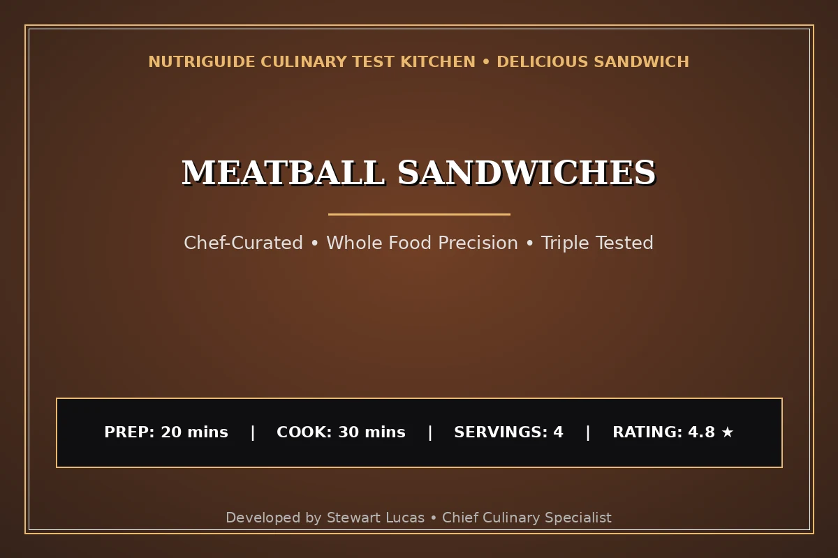 Meatball Sandwiches