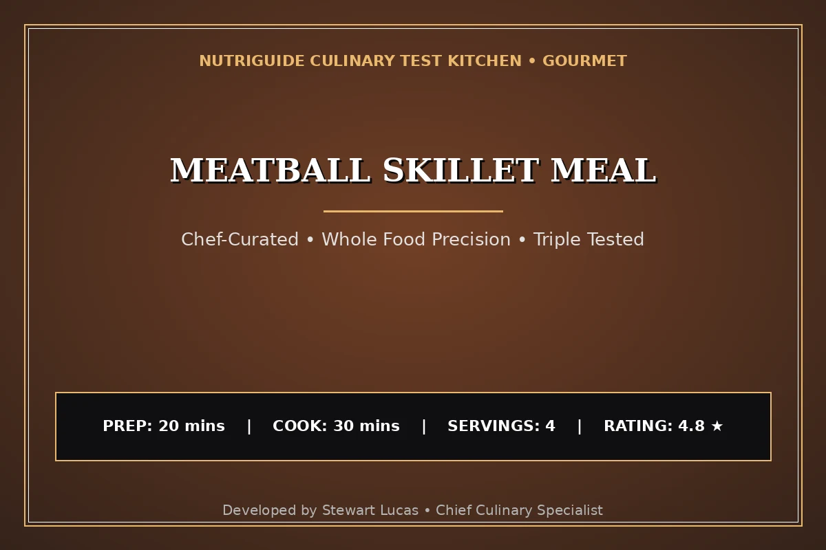 Meatball Skillet Meal
