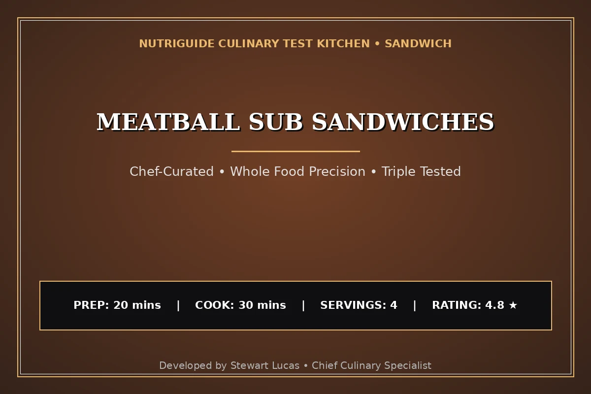 Meatball Sub Sandwiches