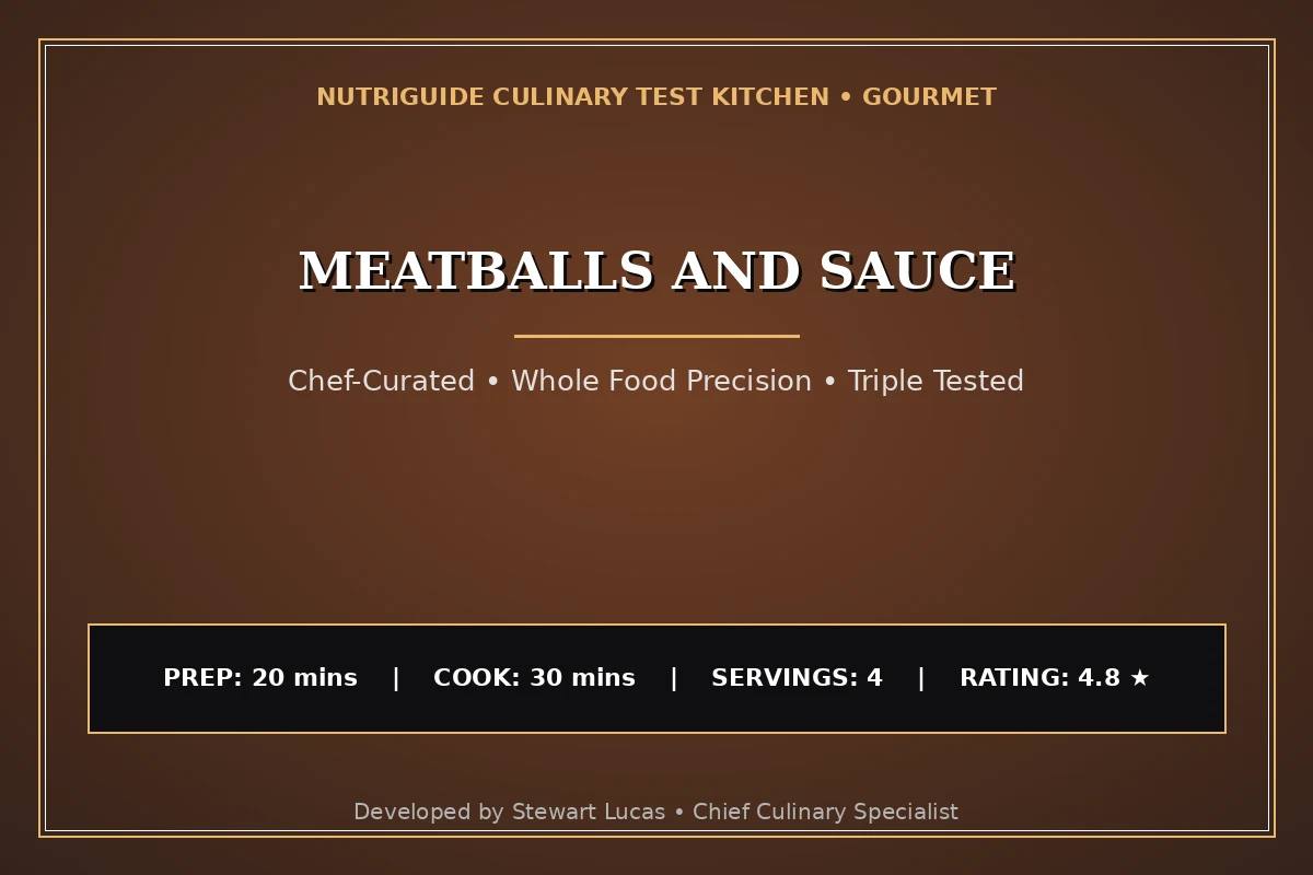 Meatballs And Sauce