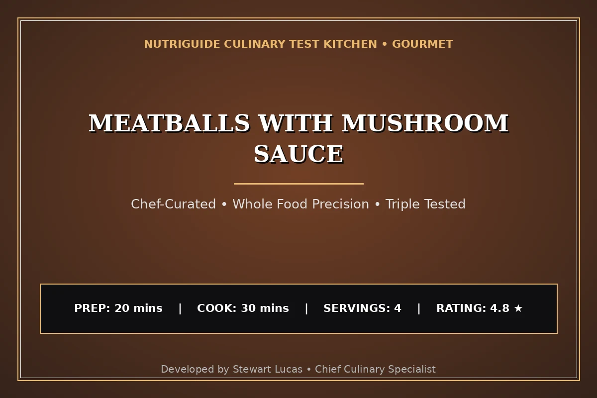 Meatballs With Mushroom Sauce