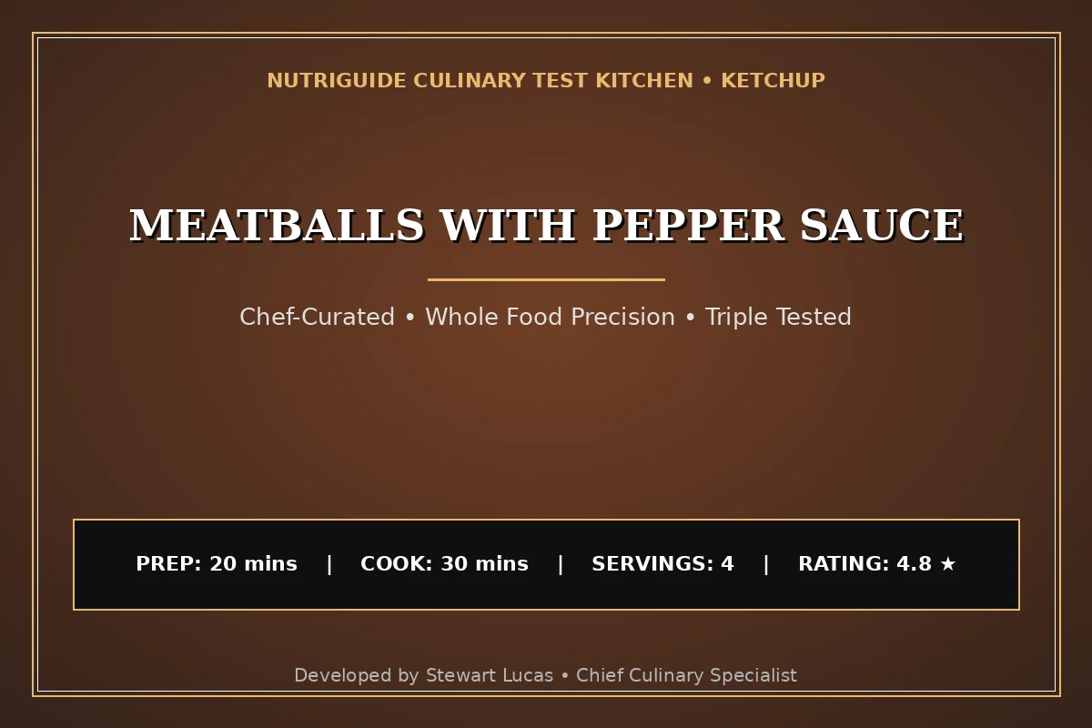 Meatballs With Pepper Sauce