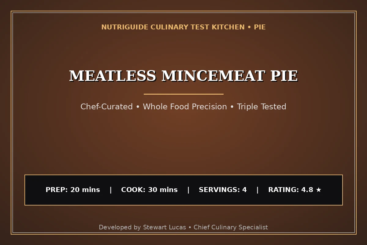 Meatless Mincemeat Pie