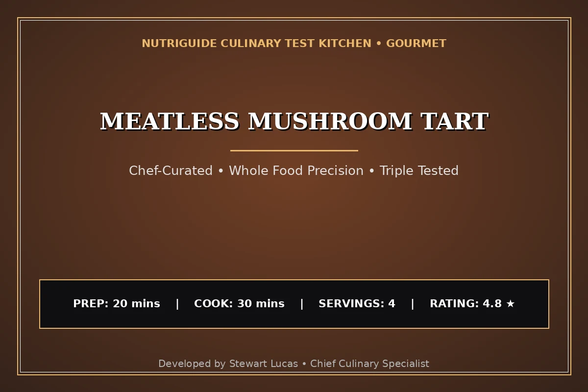 Meatless Mushroom Tart