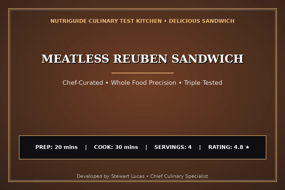 Meatless Reuben Sandwich