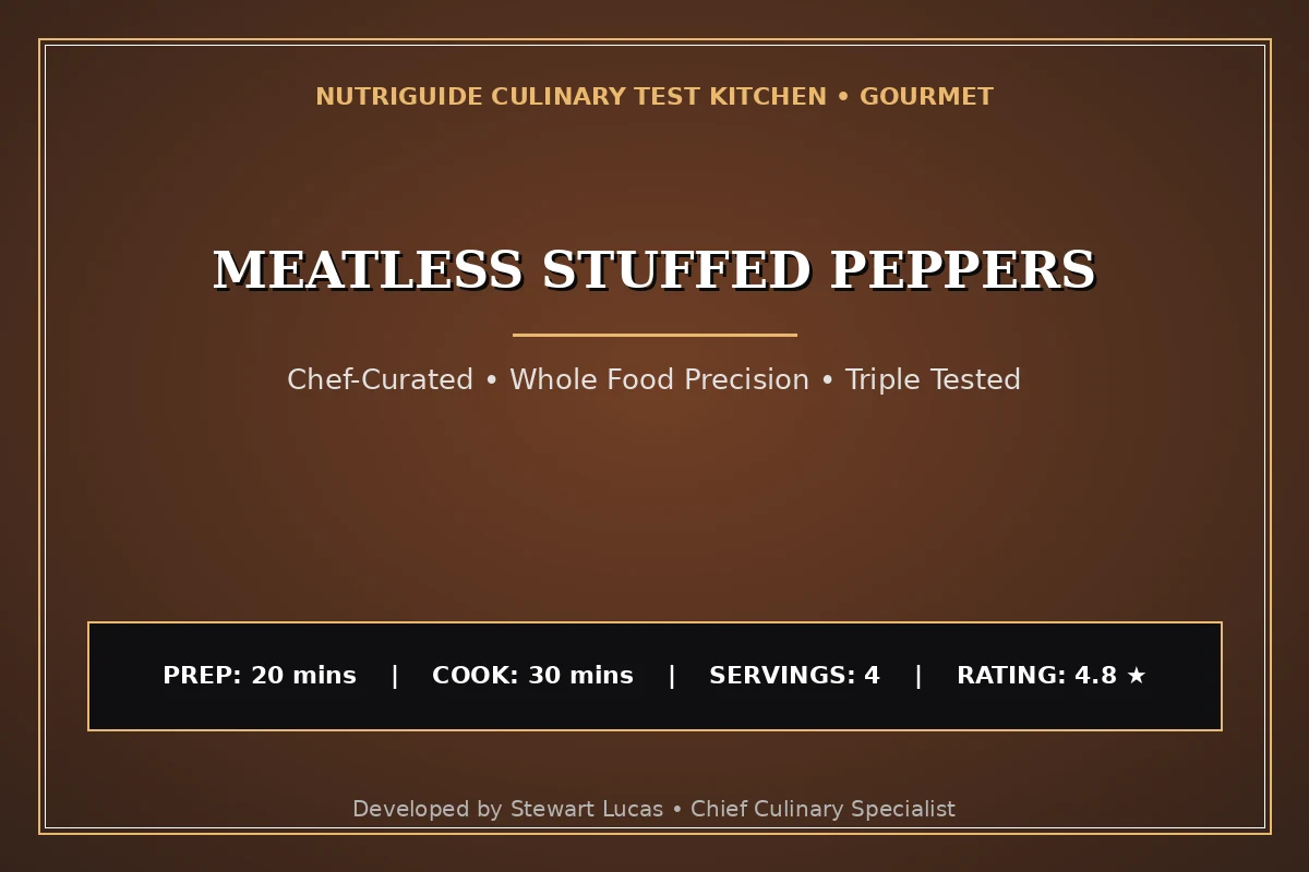 Meatless Stuffed Peppers