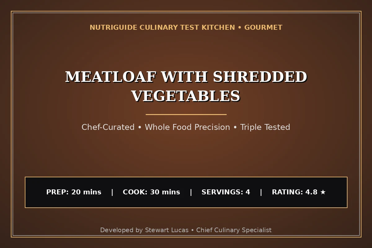 Meatloaf With Shredded Vegetables